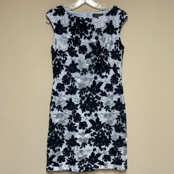 Ralph Lauren Brocade Dress - Picture 1 of 6